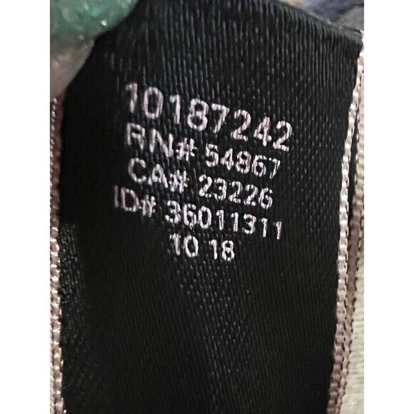 Victoria’s Secret Pink Velvet Rhinestone Slides Embellished Small 5/6 - Picture 8 of 8